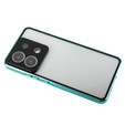 θήκη για το Xiaomi Redmi Note 13 Pro 5G, Magnetic Dual Glass, πράσινη