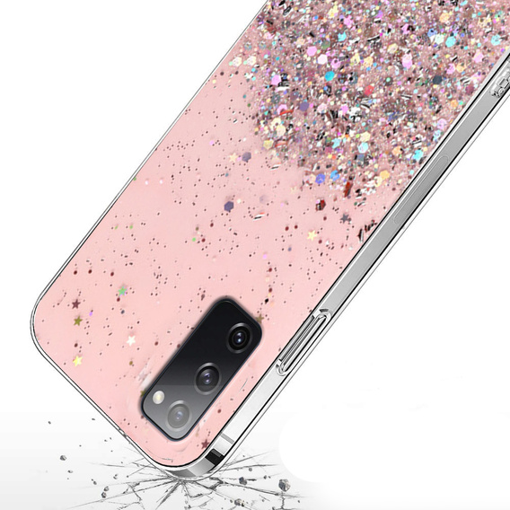 Θήκη για Samsung Galaxy S20 FE, Glittery, ροζ
