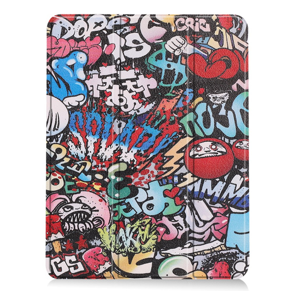 Θήκη για Apple iPad Air 11" 6 gen. 2024 (A2902, Smartcase, graffiti