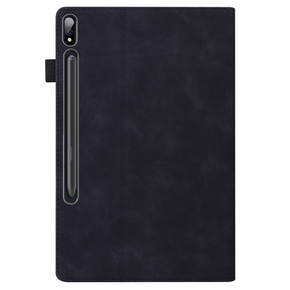 θήκη για Samsung Galaxy Tab S10 FE+ Plus, Classic, με υποδοχή γραφίδας, μαύρη