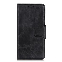 Θήκη με πτερύγιο για Huawei Y6P, Split Leather Wallet, μαύρη