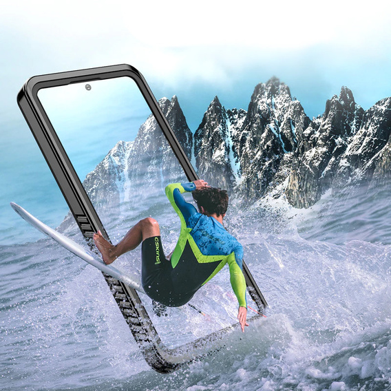 Αδιάβροχη θήκη IP68 για το Samsung Galaxy S20 FE, μαύρη