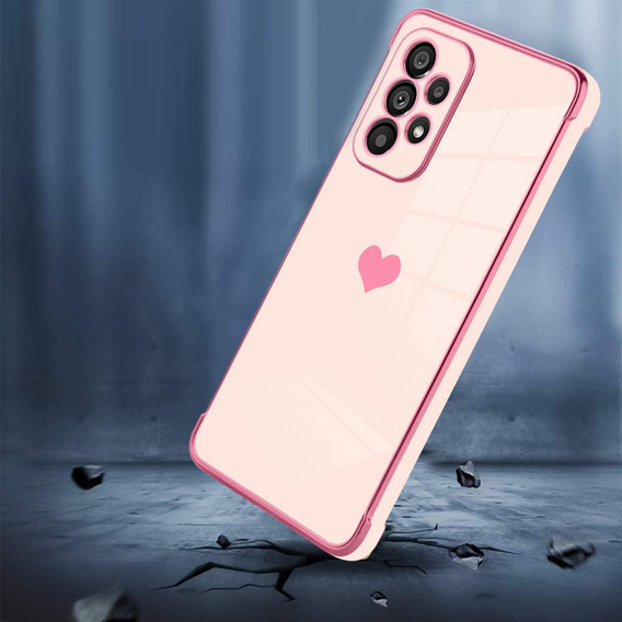 Θήκη για Samsung Galaxy A33 5G, Electro heart, ροζ rose gold