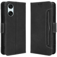 Θήκη με πτερύγιο για Sony Xperia 10 VI, Card Slot, μαύρη