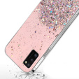 Θήκη για Samsung Galaxy A41, Glittery, ροζ