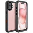 Αδιάβροχη θήκη IP68 για το iPhone 16, μαύρη