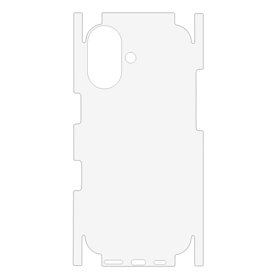 Προστατευτική μεμβράνη για την πίσω πλευρά του τηλεφώνου iPhone 17