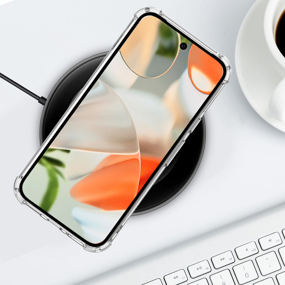 Θήκη για Google Pixel 9 / 9 Pro, Dropproof MagSafe, διαφανής