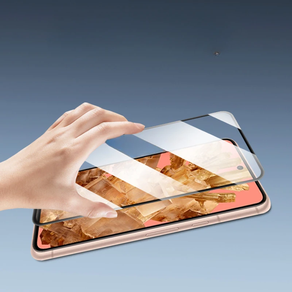 Μετριασμένο γυαλί 3D για Google Pixel 9 Pro, μαύρο πλαίσιο
