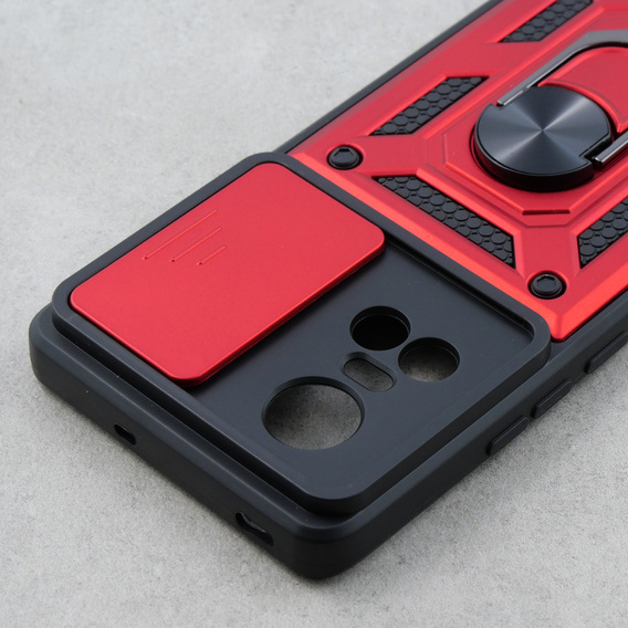 Θήκη για Oppo Reno 10 / 10 Pro, CamShield Slide, κόκκινο