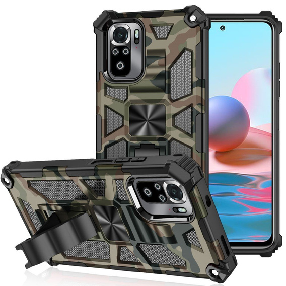 Θήκη για Xiaomi Redmi Note 10/ 10S, Armor Kickstand, πράσινη