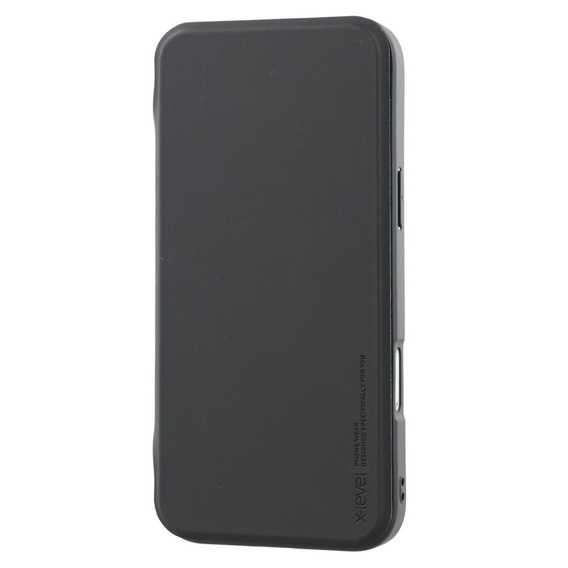Θήκη X-LEVEL για iPhone 16 Pro, Magnetic Card Holder, μαύρο