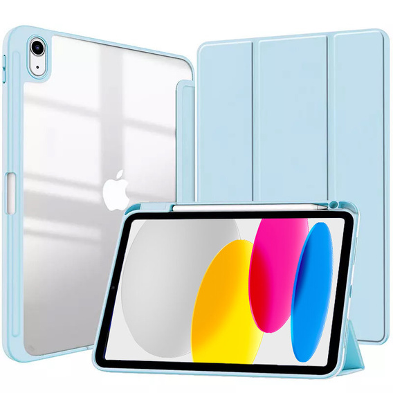 Θήκη για iPad 10.9 2022 10 Gen, Smartcase Hybrid, με χώρο για γραφίδα, μπλε