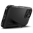 θήκη Spigen για iPhone 16 Pro Max, Tough Armor Mag Mag MagSafe, μαύρη + μετριασμένο γυαλί 9H