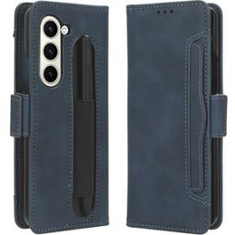 Θήκη με πτερύγιο για Samsung Galaxy Z Fold 5 5G, Card Slot, σκούρο μπλε