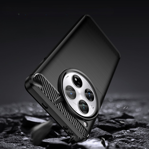 Θήκη για OnePlus 12 5G, Carbon, μαύρη