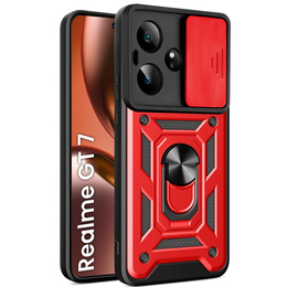 Θήκη για Realme GT 7 / 7T, CamShield Slide, κόκκινη