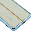 Η θήκη για το Realme 11 Pro 5G / Pro+ 5G, Electroplating Frame, διαφανής / μπλε