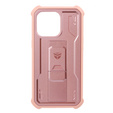 Θωρακισμένη θήκη για iPhone 13 Pro, Dexnor Full Body, ροζ rose gold