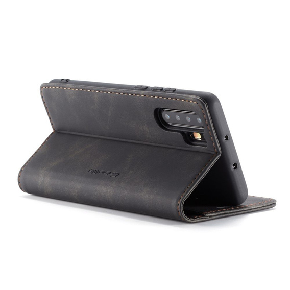 θήκη CASEME για Huawei P30 Pro, Leather Wallet Case, μαύρη