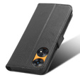 Θήκη με πτερύγιο για Oppo Reno8 T 4G, Wallet Smart Magnet, μαύρη