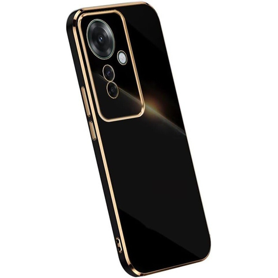 Θήκη για Oppo Reno 11F 5G, Glamour CamShield, μαύρη