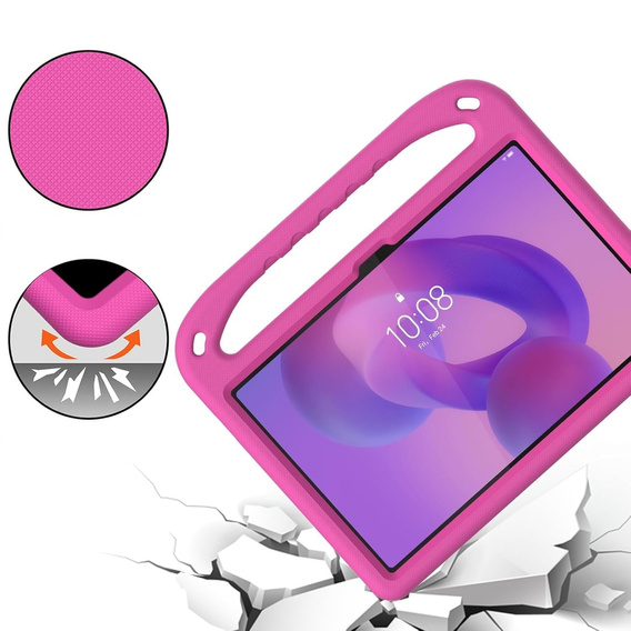 Παιδική θήκη για Lenovo Tab M11, παιδική θήκη με λαβή, μαύρη