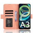 Θήκη με πτερύγιο για Xiaomi Redmi A3, Card Slot, ροζ