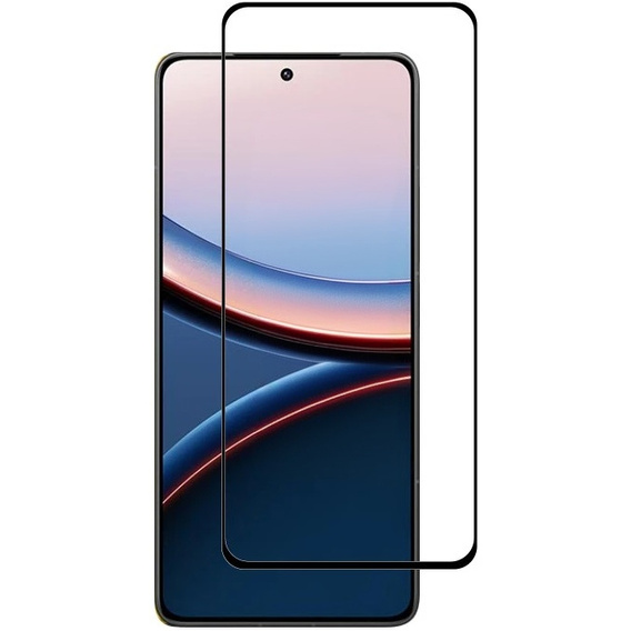 Μετριασμένο γυαλί 3D για Xiaomi Poco F7 Ultra, μαύρο πλαίσιο
