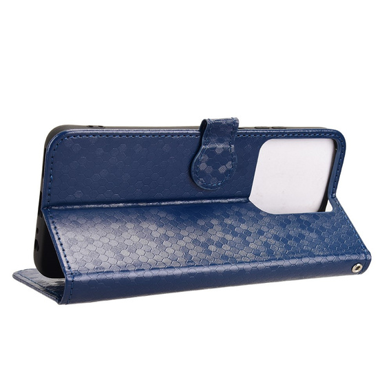 θήκη πτερύγιο για Motorola Moto G86 Power 5G, Wallet Rhombus, μπλε