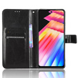 Θήκη με πτερύγιο για Infinix Hot 30i, Crazy Horse Wallet, μαύρη