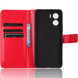Θήκη με πτερύγιο για Honor 90 Lite 5G, Crazy Horse Wallet, κόκκινη