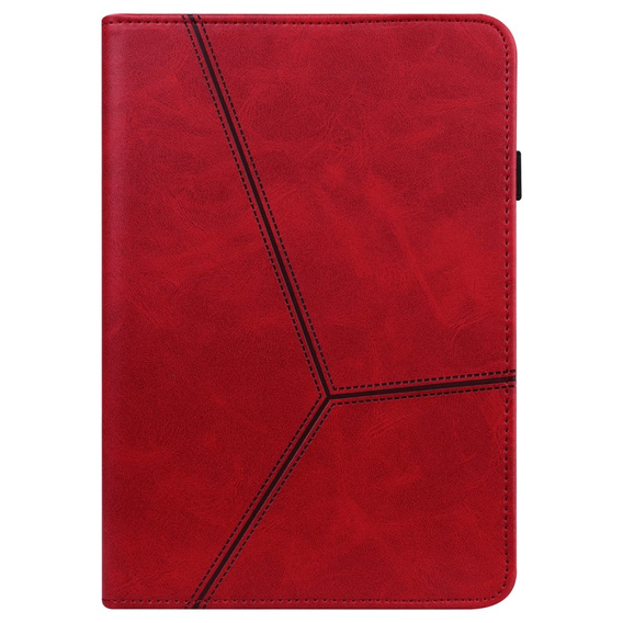 θήκη για Samsung Galaxy Tab S10 Lite / S10 FE / S9 FE / S9, Classic, με υποδοχή γραφίδας, κόκκινη