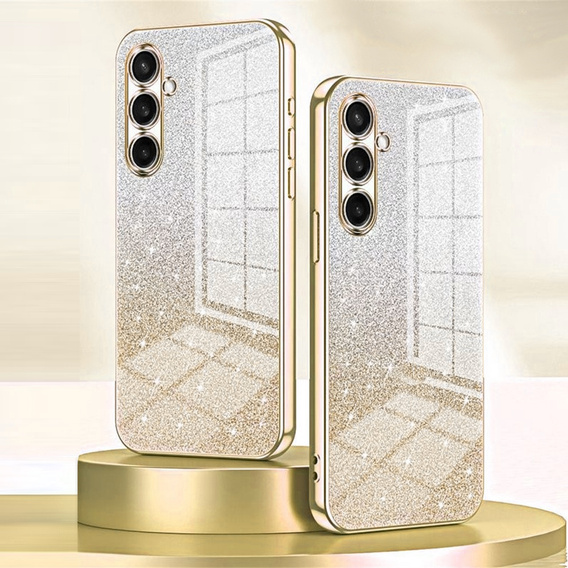 Θήκη Glitter Case CamShield για Samsung Galaxy A57 5G, χρυσή