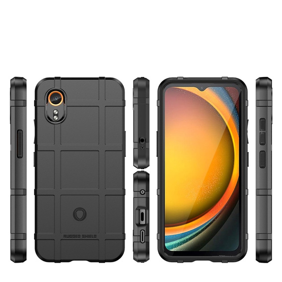 Θήκη για Samsung Galaxy Xcover 7, Rugged Shield, μαύρη