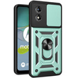 Θήκη για Motorola Moto E13, CamShield Slide, πράσινο