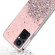 Θήκη για Oppo Reno7 Lite 5G, Glittery, ροζ
