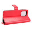 Θήκη με πτερύγιο για Motorola Edge 50 Neo / Motorola ThinkPhone 25, Crazy Horse Wallet, κόκκινη