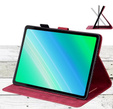 θήκη για iPad 10.2" 2021/2020/2019 (9/8/7 gen.), με πτερύγιο, animal, κόκκινη