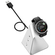 Σταθμός σύνδεσης USB αλουμινίου για Garmin Fenix 7/7S/7X/6/6X/6S, ασημί