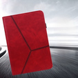 θήκη για Lenovo Tab M9, Classic, με υποδοχή γραφίδας, κόκκινη
