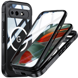 Θήκη Shockproof με γυαλί, για MagSafe για Google Pixel 10a, μαύρη