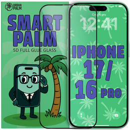 5D Smart Palm Full Glue γυαλί για iPhone 17 / 16 Pro