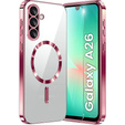 Θήκη για Samsung Galaxy A26, Electro MagSafe, ροζ rose gold + Γυαλί για την οθόνη