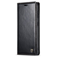 θήκη CASEME για Samsung Galaxy S21, Waxy Textured, μαύρη