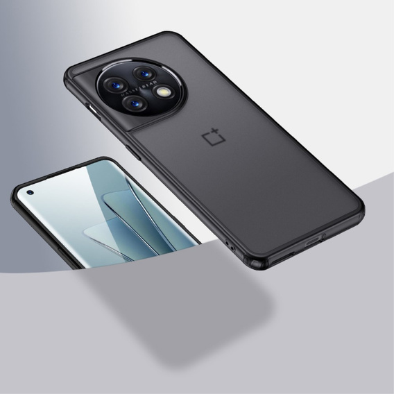 Θήκη για OnePlus 11 5G, Fusion Hybrid, διαφανής / μαύρη