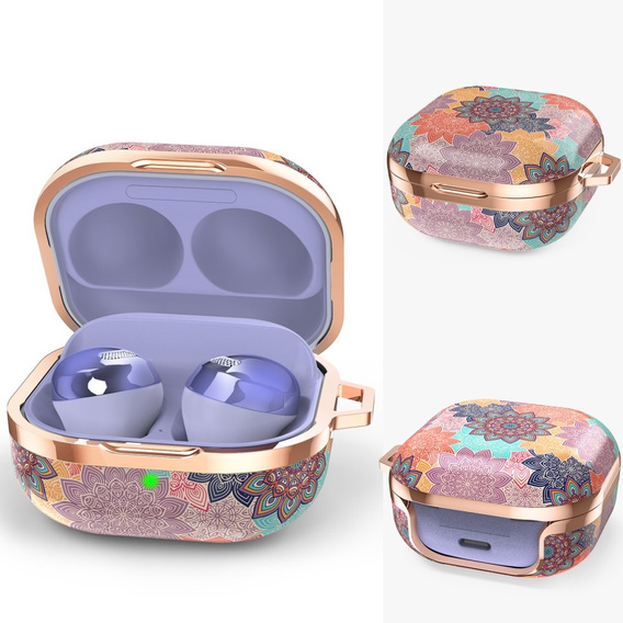 Θήκη για Samsung Galaxy Buds 2 / 2 Pro / Pro / Live, χρωματιστό μαντάλα