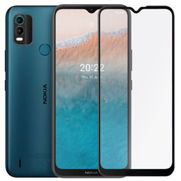 Μετριασμένο γυαλί 3D για Nokia C21 Plus, μαύρη