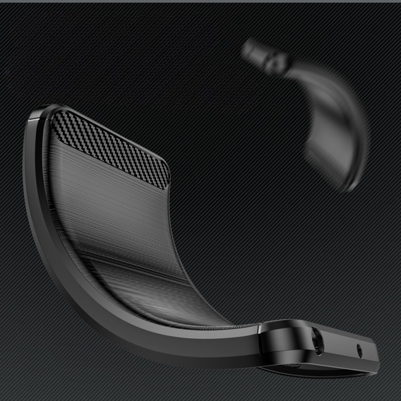 Θήκη για Samsung Galaxy M35, Carbon, μαύρη