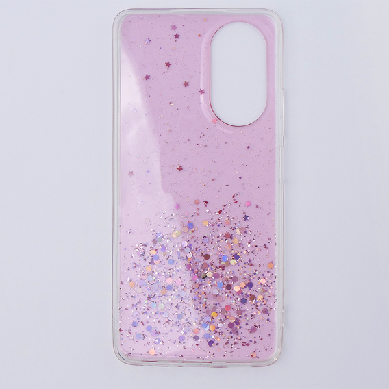 Θήκη για Oppo A58 4G, Glittery, ροζ